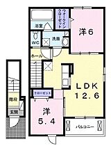 香川県丸亀市土器町東１丁目（賃貸アパート2LDK・2階・56.94㎡） その2