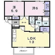 香川県高松市多肥上町（賃貸アパート2LDK・2階・63.54㎡） その2