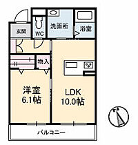 香川県高松市木太町（賃貸マンション1LDK・3階・42.08㎡） その2