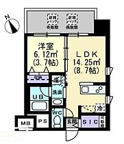 香川県高松市福田町（賃貸マンション1LDK・9階・30.61㎡） その2