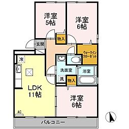 間取図画像 3LDK