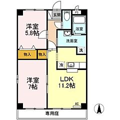 物件の間取り