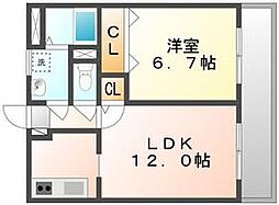 Field1 1LDKの間取図画像