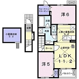 ドルチェビータ3 2LDKの間取図画像