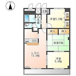 エル21 3LDKの間取図画像