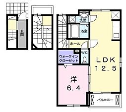 フェリーチェ太田 1LDKの間取図画像