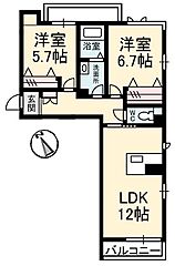 物件の間取り