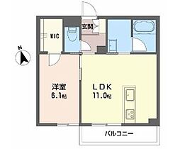 ザイテグラウベン 1LDKの間取図画像
