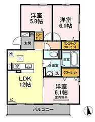 物件の間取り