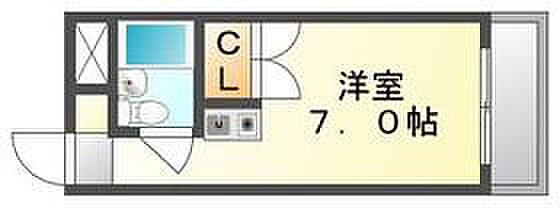 香川県高松市宮脇町２丁目(賃貸マンション1R・2階・19.60㎡)の写真 その3