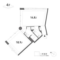 渋谷区東2丁目マンション 2Kの間取図画像