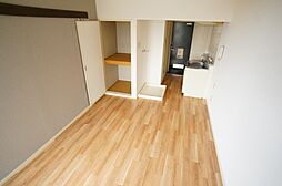 広島電鉄宮島線 東高須駅 徒歩5分の賃貸アパート 1階ワンルームのリビング/ダイニング