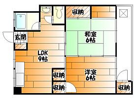 広島県広島市安佐南区長束４丁目（賃貸マンション2LDK・3階・47.10㎡） その2