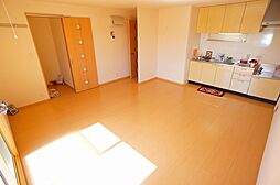 JR可部線 安芸長束駅 徒歩7分の賃貸アパート 1階2LDKのリビング/ダイニング