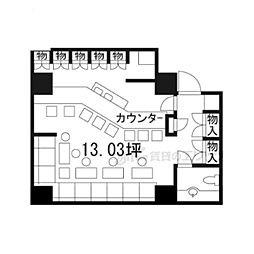 プレサージュ祇園の間取図画像