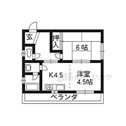 間取図画像 1LDK