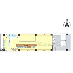 平田ビル ワンルームの間取図画像