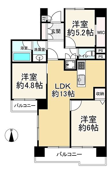 間取りを拡大表示