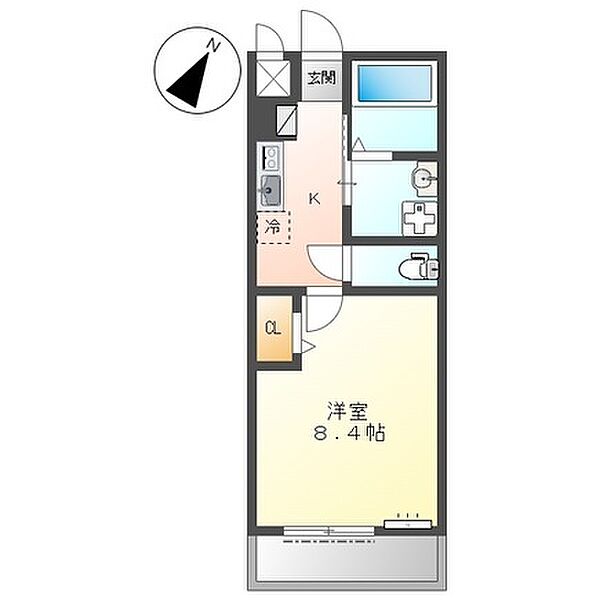 (仮)土師新町３丁目新築アパート ｜京都府福知山市土師新町３丁目(賃貸アパート1K・1階・29.75㎡)の写真 その2