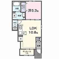 エランドロード  ｜ 兵庫県豊岡市小田井町（賃貸アパート1LDK・1階・40.07㎡） その2