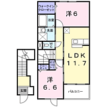 プラティーク　 I  ｜ 京都府京丹後市大宮町口大野（賃貸アパート2LDK・2階・61.91㎡） その2