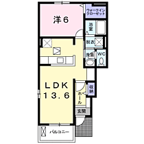 ティ ・ プルメリア  ｜ 京都府綾部市下八田町堂ノ下（賃貸アパート1LDK・1階・46.06㎡） その2