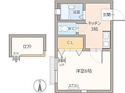 セルーラ大宮 1Kの間取図画像