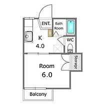 コーポクレスト 102 ｜ 栃木県宇都宮市京町6-10（賃貸アパート1K・1階・22.30㎡） その2