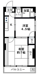 間取図画像 1DK