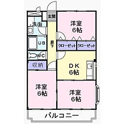 JR青梅線 福生駅 徒歩8分 3階/-