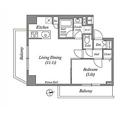 京王線 上北沢駅 徒歩5分 6階/-
