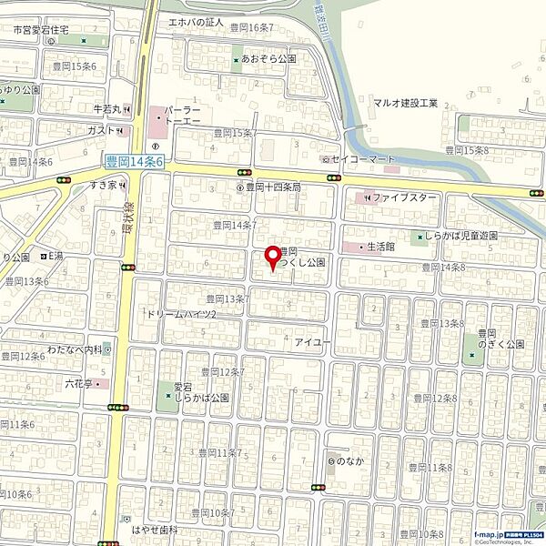 地図を拡大表示