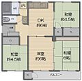 神陵台東住宅57号棟4階290万円