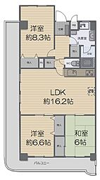 間取図画像 3LDK