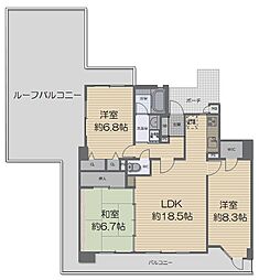 ワコーレ朝霧シーサイトヒルズ 3LDKの間取図画像