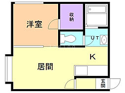 間取図画像 1LDK