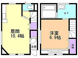TMS 1LDKの間取図画像
