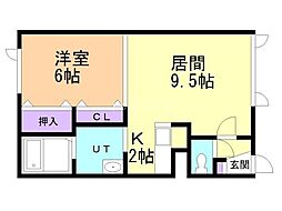間取図画像 1LDK