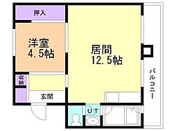 間取図画像 1LDK