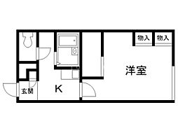 間取図画像 1K