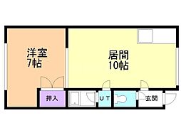 間取図画像 1LDK