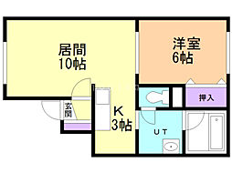 間取図画像 1LDK