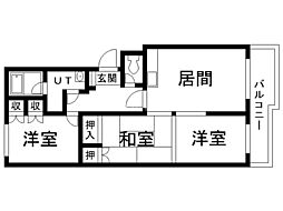 間取図画像 3LDK