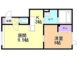 間取図画像 1LDK