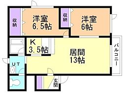 グランデール豊岡I 1階/102