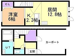滝川東町1新築MS C 1LDKの間取図画像