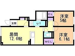 バス 旭川電気軌道ホクト電子前下車 徒歩2分 1階/-