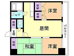 レジデンス柴 3LDKの間取図画像