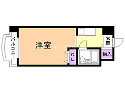 メゾン・ド・ノール 1Kの間取図画像