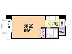 メゾン・ド・ノール ワンルームの間取図画像
